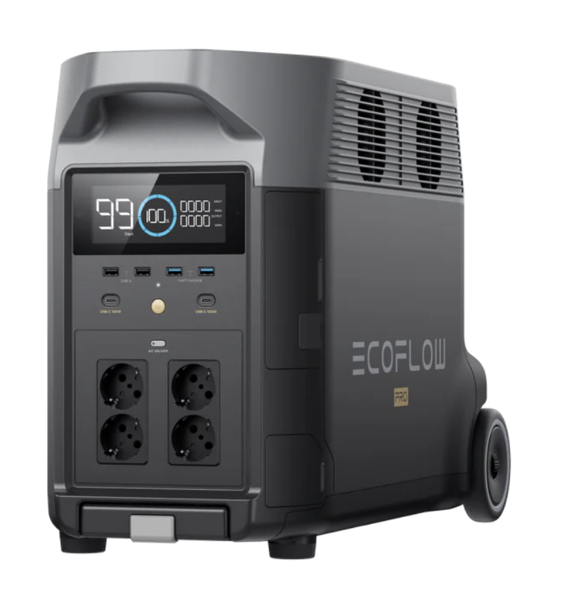 Station électrique portable EcoFlow DELTA Pro 3,6 kWh - 3,6kW, entrée solaire 1,6 kW